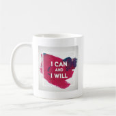 Ik kan en ik zal koffiemok (Links)