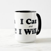 Ik kan en ik zal mok (Voorkant rechts)