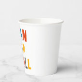 Ik kan en ik zal papieren bekers (Links)