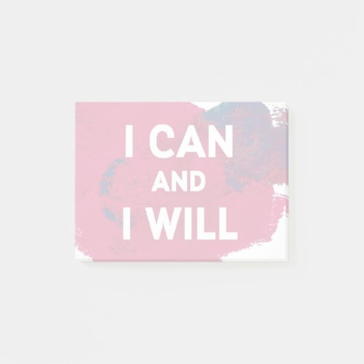 Ik kan en ik zal post-it® notes (Voorkant)