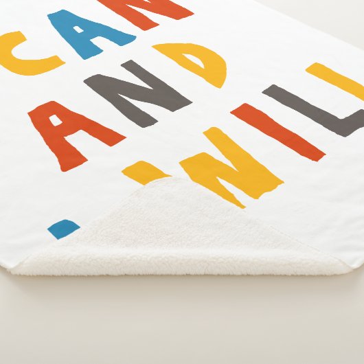 Ik kan en ik zal sherpa deken (3/4)