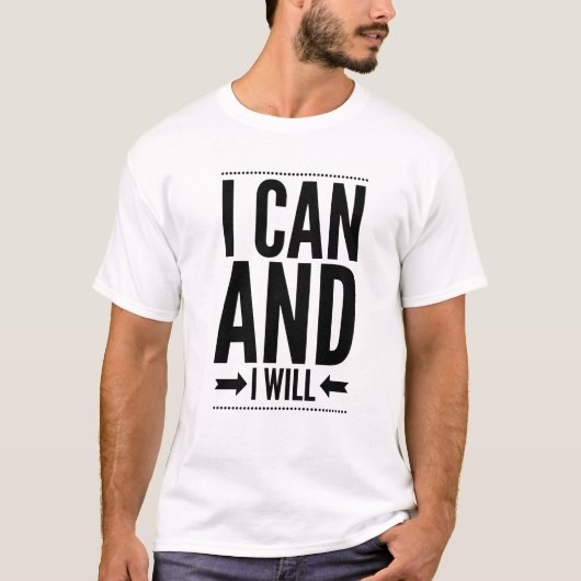 IK KAN EN IK ZAL T-Shirt (Voorkant)
