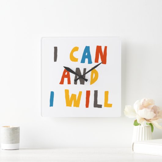 Ik kan en ik zal vierkante klok (Huis)