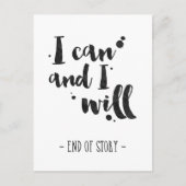 Ik kan en wil - Inspirerend Kaart (Voorkant)