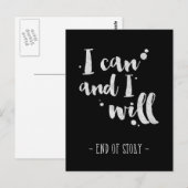 Ik kan en wil - Inspirerend Kaart (Voorkant / Achterkant)