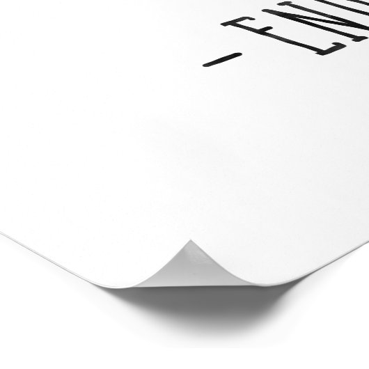 Ik kan en zal - Inspirerend Poster (Hoek)