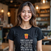 Ik kan er als een potato T-Shirt grappig eten uitz