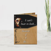 Ik kan er geen Beer van krijgen Kaart (Voorkant)