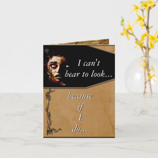 Ik kan er geen Beer van krijgen Kaart (Gele Bloem)