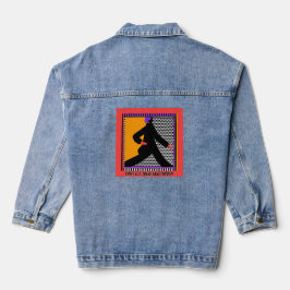 Ik kan er niet snel genoeg komen denim jacket