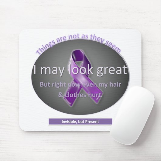 Ik kan er perfect uitzien muismat (Met muis)