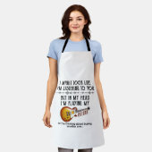 Ik kan er wel uitzien als luisteren naar jou, maar schort (Gedragen)