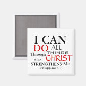 IK KAN FILIPPIJNEN 4:13 MAGNEET (Voorkant / Achterkant)