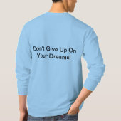 Ik kan, geef het niet op t-shirt (Achterkant)