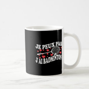 Ik kan geen Badminton Bad Badminton Player Humor h Koffiemok