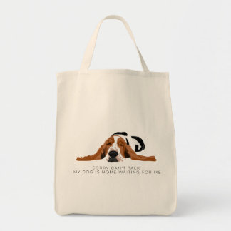 Ik kan geen Basset hond spreken Tote Bag