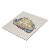 Ik kan geen handdoeken vouwen grappige wasdag tegeltje (Zijkant)