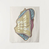 Ik kan geen handdoeken vouwen grappige wasdag wandkleed (Voorkant)