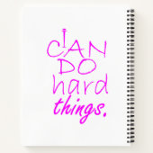 Ik kan geen harde dingen doen. notitieboek (Achterkant)