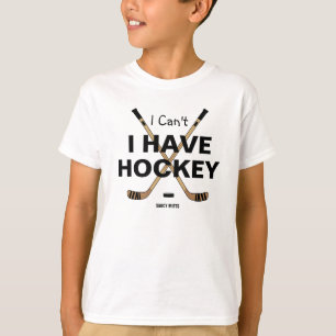 Ik kan geen Hockey Youth hebben T-shirt