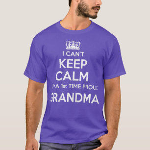Ik kan geen kalm houden... ik ben een eerste keer t-shirt