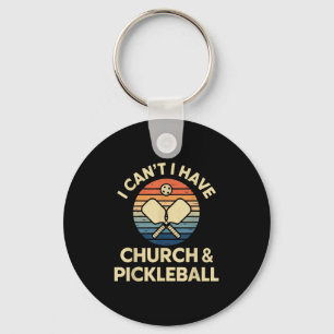Ik kan geen kerk en kletskoek hebben sleutelhanger