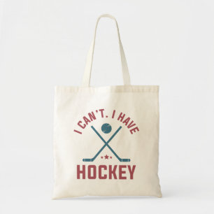 Ik kan geen ockey hebben tote bag