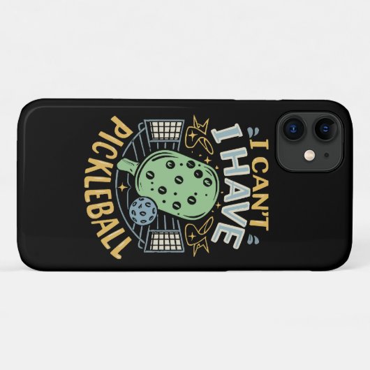 Ik kan geen Pickleball krijgen Case-Mate iPhone Case (Achterkant (horizontaal))