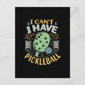 Ik kan geen Pickleball krijgen Informatiekaartje (Voorkant)