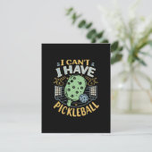 Ik kan geen Pickleball krijgen Informatiekaartje (Staand voorkant)