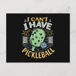 Ik kan geen Pickleball krijgen Informatiekaartje