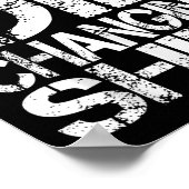 Ik kan geen plannen hebben in de garage, olieverve poster (Hoek)