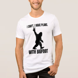Ik kan geen plannen hebben met Bigfoot Tri-Blend Shirt