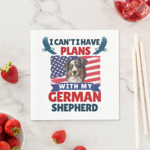 Ik kan geen plannen hebben met mijn Duitse herder Servet