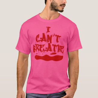 Ik kan geen protest inademen maart t-shirt