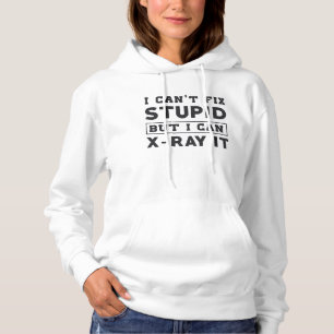 Ik kan geen stommeling herstellen, maar ik kan het hoodie