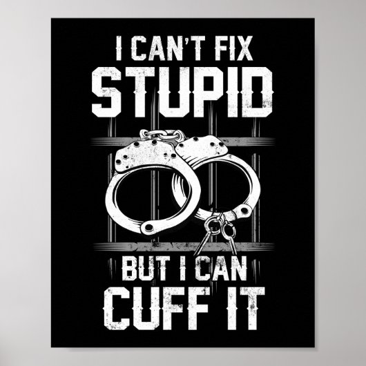 Ik kan geen stoute correctiefunctionaris herstelle poster (Voorkant)