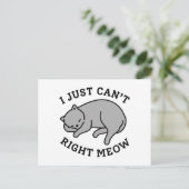 Ik kan gewoon niet goed weg briefkaart (Staand voorkant)