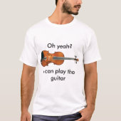 Ik kan gitaar spelen t-shirt (Voorkant)