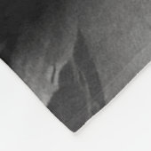 Ik kan grijze stenen rock fleece deken (Hoek)