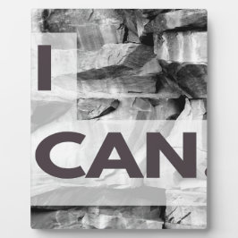 Ik kan grijze stenen rock fotoplaat