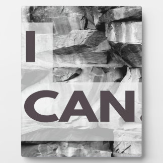 Ik kan grijze stenen rock fotoplaat