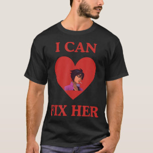 Ik Kan Haar Grappige Onzichtbare Liefdesverzending T-shirt