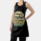 Ik kan haken wat jouw superkracht is schort (Insitu)