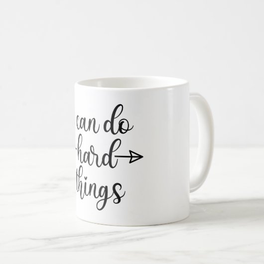 Ik kan hard dingen doen koffiemok (Voorkant rechts)