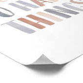 Ik kan Harde Dingen Doen Boho Kinderkamer Decor Poster (Hoek)