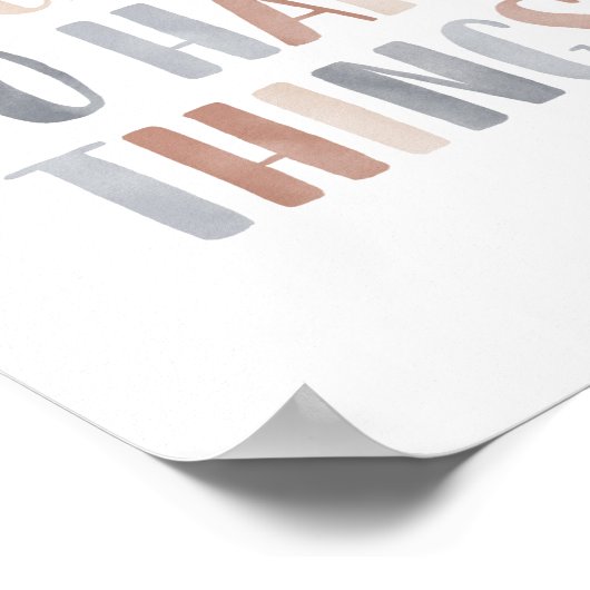 Ik kan Harde Dingen Doen Boho Kinderkamer Decorati Poster (Hoek)