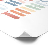 Ik kan harde dingen doen kinderkamer decor poster (Hoek)