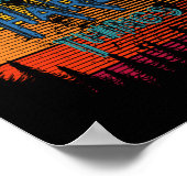 Ik kan harde dingen doen Rainbow Print Sticker (Hoek)