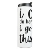 Ik kan harde dingen doen (Venus Fly Trap) Thermosbeker (Gedraaid links)